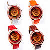 Bracelets de montre pour femmes, cuir, avec cadran en alliage de zinc, Rond, avec strass, plus de couleurs à choisir, 37mm, 16mm Environ 9.4 pouce, Vendu par PC