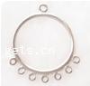 Zinc Alloy Chandelier Components, Donut, plated nickel, lead & cadmium free, 34mm 
