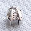 Zinc Alloy European Beads, Animal, plated, without troll nickel free Approx 4.5mm 
