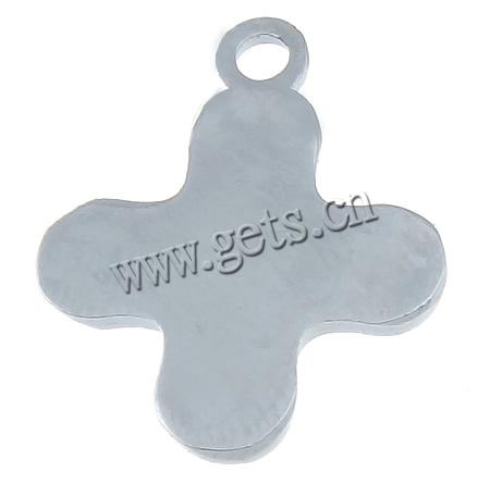 Zinc Alloy Cross Pendants, plated, Customized & enamel, more colors for choice, nickel, lead & cadmium free, 15.5x18.5x1.5mm, Hole:Approx 2mm, Sold By PC