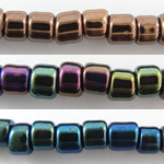 Round Japanese Glass Seed Beads, plated Grade AAA Approx 1mm, Approx 