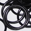 Gummi Stopper Perlen, Kreisring, schwarz, 12x12x1mm, 10mm, 10000PCs/Tasche, verkauft von Tasche