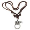 Cowhide Jewelry Necklace, with Zinc Alloy , cadmium free Approx 16-32 Inch 