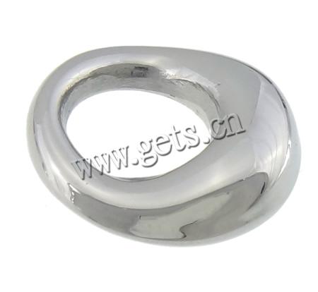 Stainless Steel Linking Ring, Donut, Customized, original color, 19.2x19.2x4.5mm, Hole:Approx 9.8mm, Sold By PC