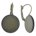 銅 レバーバックパーツ, 楕円, メッキ, 無色 1mm 内径:約 15mm, 1000ペア/バッグ, 売り手 バッグ