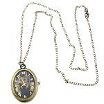 Ожереловые наручные часы, цинковый сплав, Овальная форма длина:Приблизительно 31 дюймовый, продается Strand