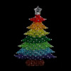 Crystal Decoration, Christmas Tree, handmade 