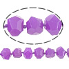 Dyed Jade Beads, Dyed Marble, Nuggets, faceted, purple Approx 1mm Inch 