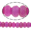 Dyed Jade Beads, Dyed Marble, Rondelle, faceted, red Approx 1mm Inch 