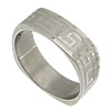 Men Stainless Steel Ring in Bulk, original color, 6mm, 17mm, US Ring 