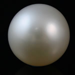 Perles nacres sans trou de culture d'eau douce, perle d'eau douce cultivée, Rond, naturel, aucun trou, blanc, Niveau AA, 13mm, Vendu par PC