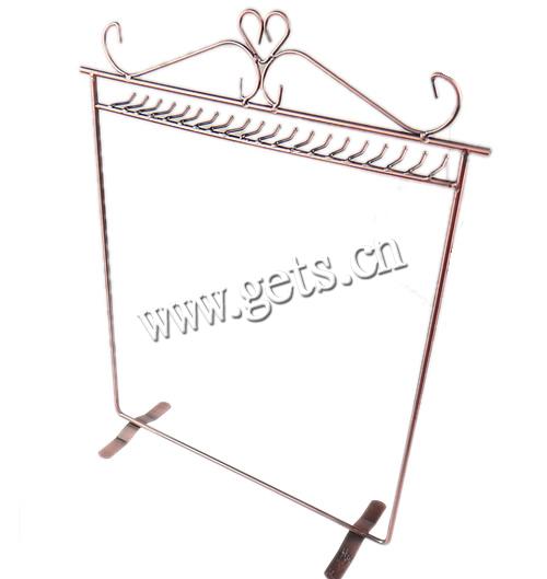 Металлическая подставка для демонстрации сережек, Железо, Прямоугольная форма 30ПК/Box, продается Box