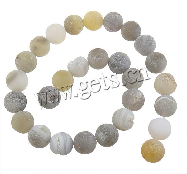 Original Color Agate Beads, Round, Customized & more sizes for choice, Grade A, Hole:Approx 1-2mm, Length:Approx 15.5 Inch, Sold By Strand