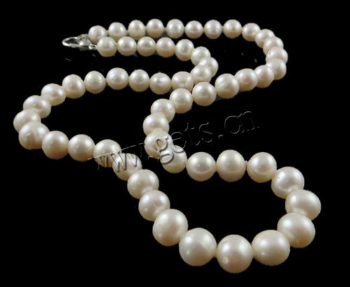 Natural Freshwater Pearl Necklace, iron clasp, Potato, different styles for choice & single-strand, more colors for choice, 7-8mm, Length:Approx 17 Inch, Sold By Strand