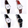 Women Wrist Watch, Zinc Alloy, with PU Leather & Glass, platinum color plated, for woman 25mm, 13mm Approx 7.5 Inch 