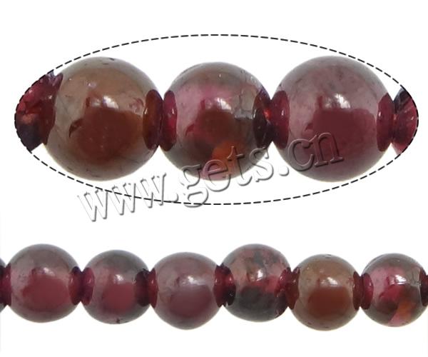 Natural Garnet Beads, Round, January Birthstone & more sizes for choice, Length:15 Inch, Sold By Strand