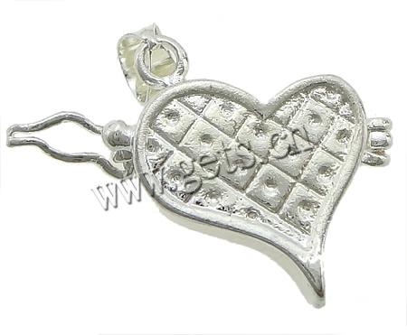 Brass Locket Pendants, Heart, plated, with letter pattern & enamel, more colors for choice, 20x20x9mm, Sold By PC