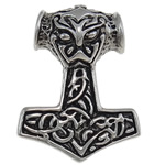 Zinc Alloy Jewelry Pendants, Hammer of Thor, plated nickel, lead & cadmium free Approx 4mm 
