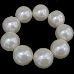 Bracelets de bijoux en perles de verre, perle de verre, bracelet perlé, plus de couleurs à choisir, 25mm Environ 8 pouce, Vendu par brin