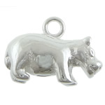 Sterling Silver Animal Pendants, 925 Sterling Silver, plated Approx 3.5mm 