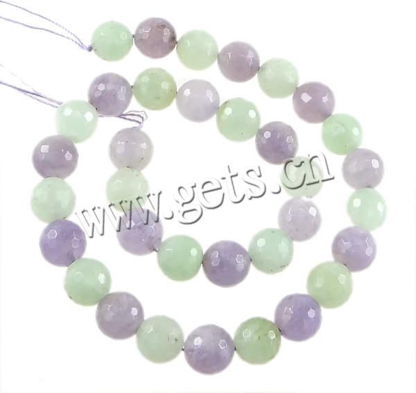 Mixed Gemstone Beads, Natural Prehnite, Round, more sizes for choice & faceted, Hole:Approx 1.5mm, Length:Approx 15 Inch, Sold By Strand