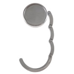 Bag Hanger Finding, Zinc Alloy, Round, platinum color plated, nickel, lead & cadmium free .7 Inch, Approx 