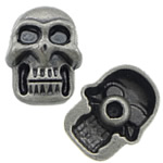 Zinc Alloy Rivet, Skull, plumbum black color plated, cadmium free Approx 2.5mm 