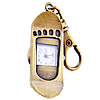 Llavero reloj, aleación de zinc, Rectángular, chapado en color bronce antiguo, libre de cadmio, 48x18mm, Vendido por UD