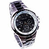 Men Wrist Watch, Zinc Alloy, plumbum black color plated, cadmium free, 42mm, 20mm Approx 8.2 Inch 