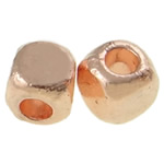 Zinc Alloy Jewelry Beads, Cube, plated cadmium free Approx 2mm 