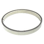 Stainless Steel Bangle, Donut 8mm Approx 8 Inch 