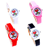 bracelets de montre pour enfants, cuir, peinture, plus de couleurs à choisir, 29mm, 14mm Environ 7.6 pouce, Vendu par PC