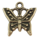 Zinc Alloy Animal Pendants, Butterfly, plated nickel, lead & cadmium free Approx 2mm 