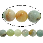 Perles amazonite, Rond, naturel, multiple tailles pour le choix Environ 1-2mm Environ 15 pouce, Vendu par brin