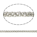 Iron Rope Chain, plated nickel, lead & cadmium free 