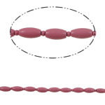Farbige Magnetische Hämatit Perlen, oval, plattiert, keine, 6x13mm, Länge:ca. 16 ZollInch, ca. 31PCs/Strang, verkauft von Strang