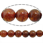 Natural Dragon Veins Agate Beads, Round, 6mm Approx 0.8mm Approx 15.5 Inch, Approx 