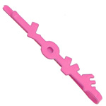 Hair Bobby Pins, Iron, word love, stoving varnish, with letter pattern cadmium free 