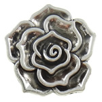 Perles en alliage de zinc de fleur, Placage, plus de couleurs à choisir, protéger l'environnement, sans nickel, plomb et cadmium Environ 4mm, Vendu par PC