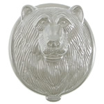 Pendentifs animaux en argent, argent sterling 925, ours, Placage, plus de couleurs à choisir Environ 6.5mm, Vendu par PC