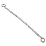 Sterling Silver Connector Bar, 925 Sterling Silver, plated, 1/1 loop Approx 1.2mm Approx 1.2 Inch 