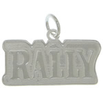 Sterling Silver Message Pendant, 925 Sterling Silver, Rectangle, plated, with letter pattern Approx 4.5mm 