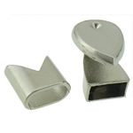 Zinc Alloy Leather Cord Clasp, Teardrop, plated cadmium free  Approx 
