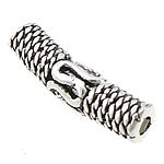 Thailand Sterling Silver Beads, Tube, blacken Approx 1mm 