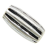 Thailand Sterling Silver Beads, Oval, blacken Approx 1mm 