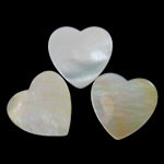 Seashell Cabochon, Natural Seashell, Heart - 