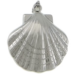 Stainless Steel Animal Pendants, 316 Stainless Steel, Shell, original color Approx 