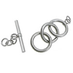 Stainless Steel Toggle Clasp, 304 Stainless Steel, single-strand, original color 13mm Approx 3mm 