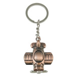 Zinc Alloy Key Chain Jewelry, Airplane, antique copper color plated, nickel, lead & cadmium free Approx 26mm Approx 3.9 Inch 