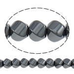 Las Perlas De Hematites Sin Magnético, Hematita no magnética, Trenzado, Negro, 10x10x10mm, agujero:aproximado 1mm, longitud:aproximado 16.1 Inch, aproximado 41PCs/Sarta, Vendido por Sarta